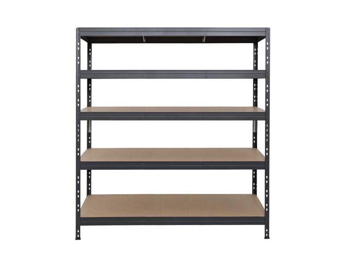 Schwerlastregal RIVET 180x150x45cm, 5 HDF-Platten, anthrazitgrau von MASTER REGALE
