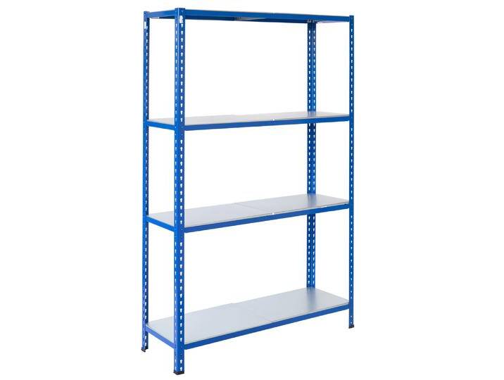 Steckregal aus Metall L Profil 250x120x40cm 4 Böden von MASTER REGALE