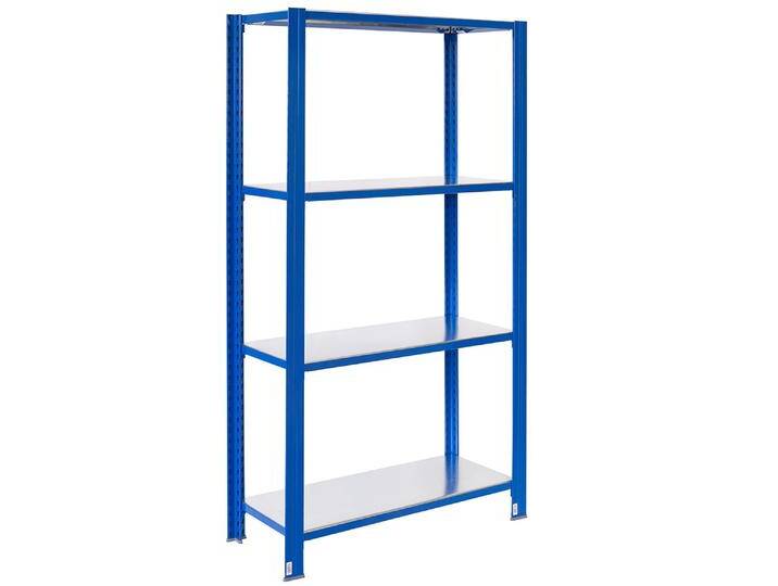 Steckregal aus Metall T Profil 250x60x50cm 4 Böden von MASTER REGALE