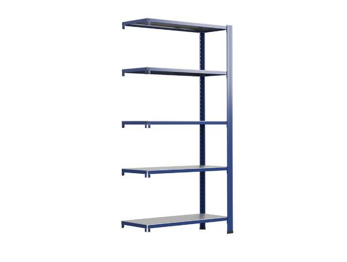 Zusatzmodul für Steckregal aus Metall T Profil 200x80x50cm 5 Böde von MASTER REGALE