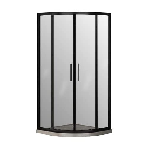 DUSCHABGANG B-251B SCHWARZ 90X90 NOTR von MASTERJERO