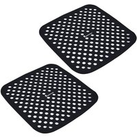  Masterpro - MasterPRO foodies collection - Set de 2 Backmatten de Silikon-Backmatten 19x19 cm - Gleichmäßige Wärmeverteilung - 100% Antihaft und  Masterpro - MasterPRO foodies collection - Set de 2 Backmatten de Silikon-Backmatten 19x19 cm - Gleichmäßige Wärmeverteilung - 100% Antihaft und von MASTERPRO