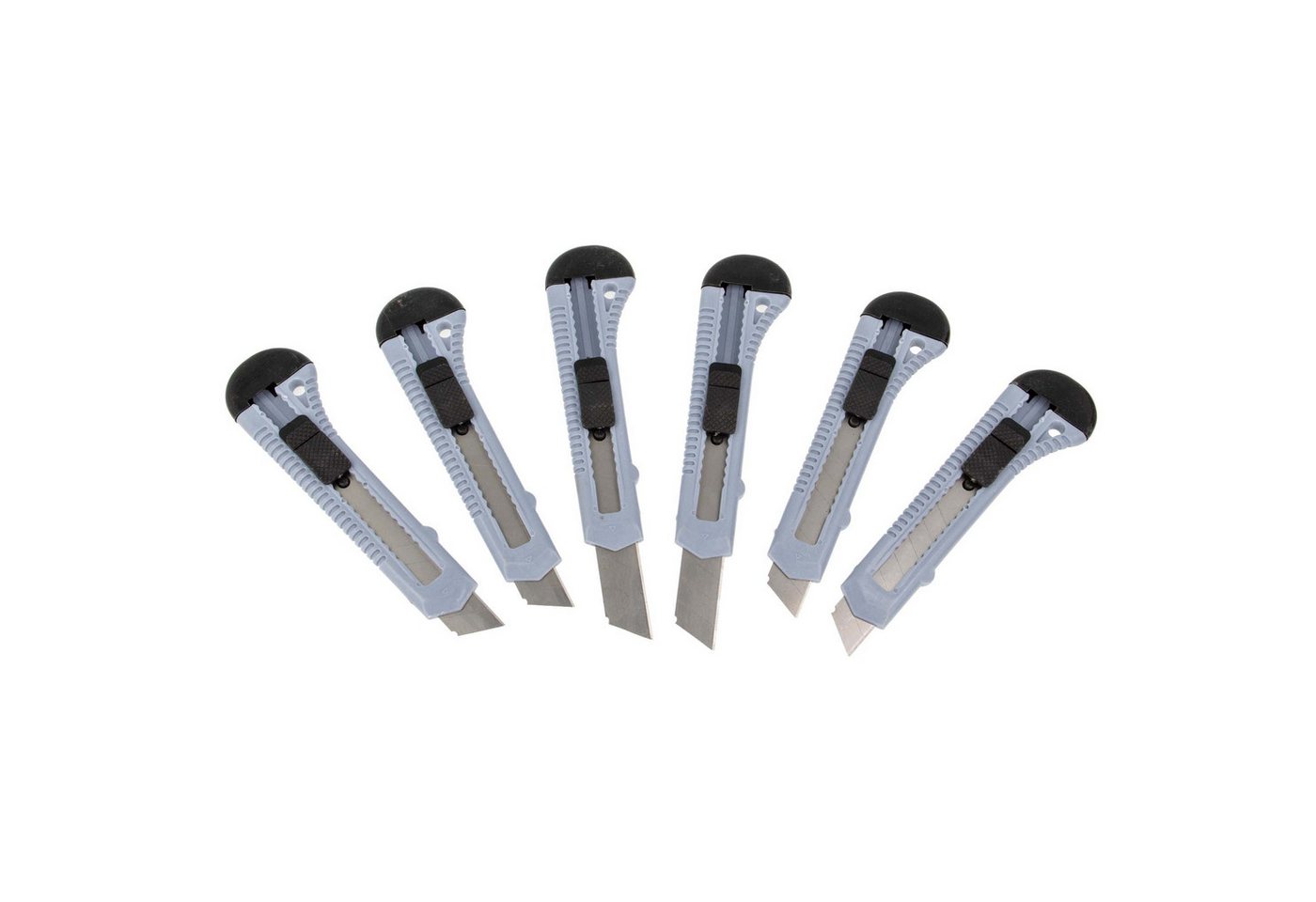 MASTERPROOF PROFESIONAL Cuttermesser Cuttermesser Set 6-tlg. Abbrechmesser 18mm, Paketmesser 60007 von MASTERPROOF PROFESIONAL