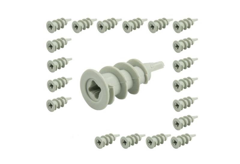 MASTERPROOF PROFESIONAL Hohlraumdübel Gipsplattendübel Integral, für Schrauben von Ø 3,3 mm bis Ø 5,5 mm von MASTERPROOF PROFESIONAL