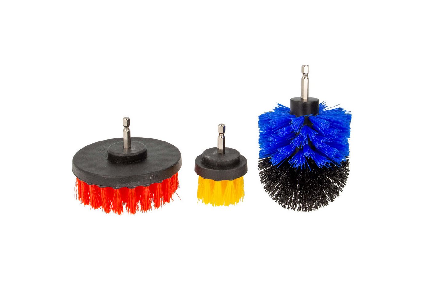 MASTERPROOF PROFESIONAL Reinigungsbürsten-Set Bürstenaufsatz, 3-teilig, mit Sechskantaufnahme - für Bohrmaschine MASTERPROOF PROFESIONAL Reinigungsbürsten-Set Bürstenaufsatz, 3-teilig, mit Sechskantaufnahme - für Bohrmaschine von MASTERPROOF PROFESIONAL