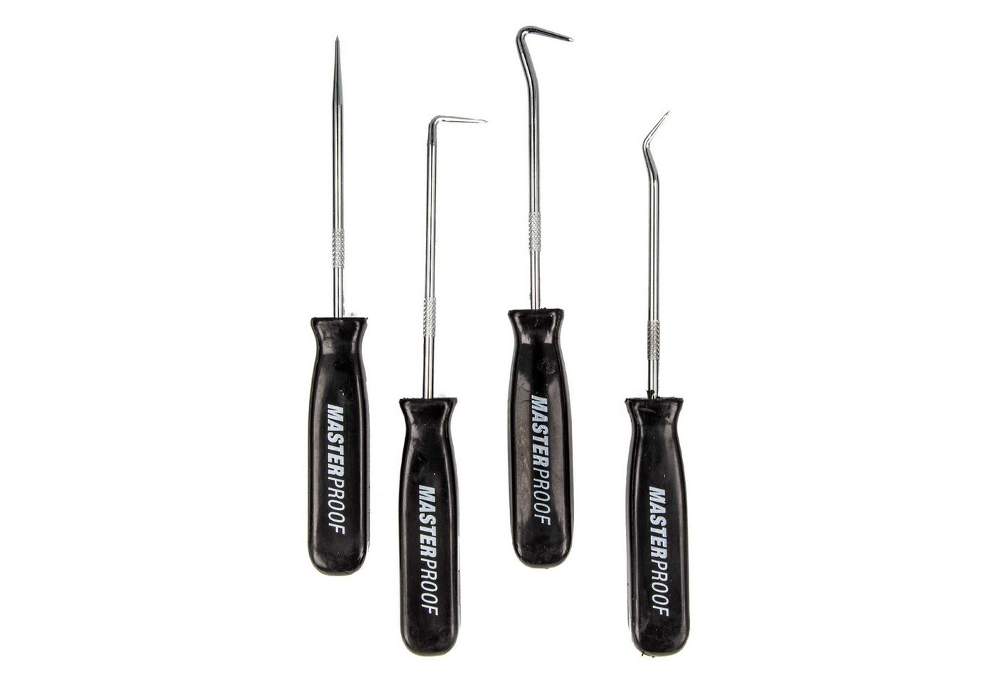 MASTERPROOF PROFESIONAL Werkzeugset Hakensatz - Nadelsatz Mini 4-teilig, 135 mm MASTERPROOF PROFESIONAL Werkzeugset Hakensatz - Nadelsatz Mini 4-teilig, 135 mm von MASTERPROOF PROFESIONAL