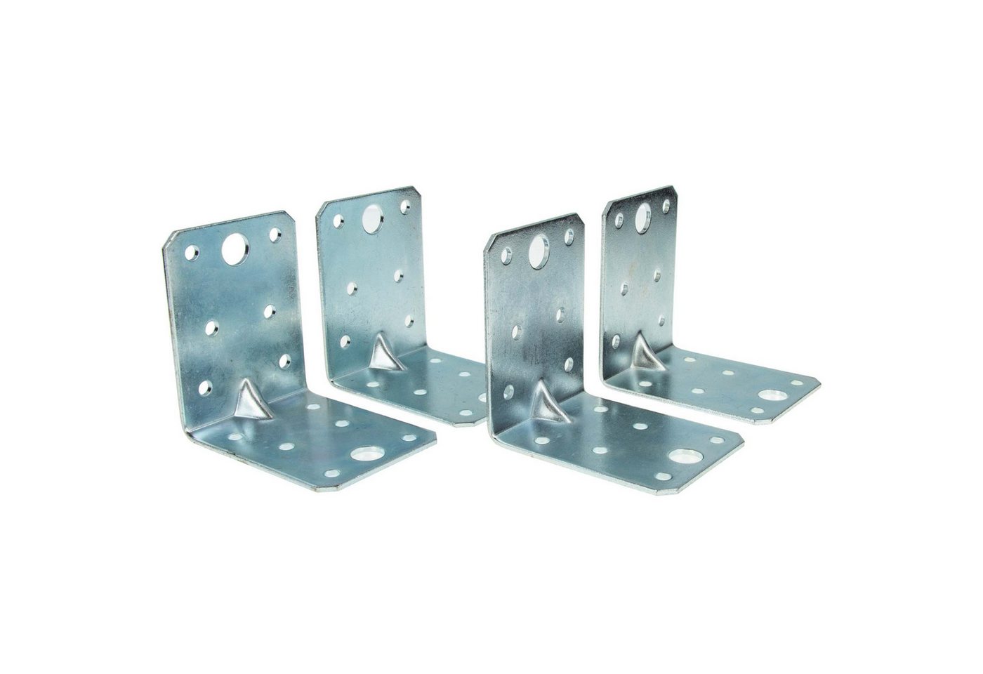 MASTERPROOF PROFESIONAL Winkelverbinder Lochplattenwinkel-Set 70 mm x 70 mm x 55 mm x 2,5 mm, 4-teilig MASTERPROOF PROFESIONAL Winkelverbinder Lochplattenwinkel-Set 70 mm x 70 mm x 55 mm x 2,5 mm, 4-teilig von MASTERPROOF PROFESIONAL