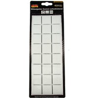 Möbelgleiter 342-NBFR, eva, 28x28 mm, 24 Stück - Eurotools von EUROTOOLS