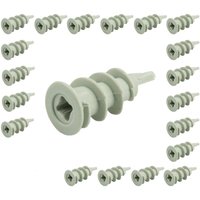 Masterproof Professional - Gipsplattendübel Integral, für Schrauben von ø 3,3 mm bis ø 5,5 mm, 20 Stück Masterproof Professional - Gipsplattendübel Integral, für Schrauben von ø 3,3 mm bis ø 5,5 mm, 20 Stück von MASTERPROOF PROFESSIONAL