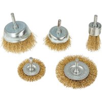 MASTERPROOF PROFESSIONAL Drahtbürsten-Satz, 5-teilig - für Bohrmaschine Akkuschrauber, 311 MASTERPROOF PROFESSIONAL Drahtbürsten-Satz, 5-teilig - für Bohrmaschine Akkuschrauber, 311 von MASTERPROOF PROFESSIONAL