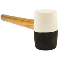 Profi - Gummihammer ø 50 mm 340 Gramm, mit Holzgriff - Masterproof Professional von MASTERPROOF PROFESSIONAL