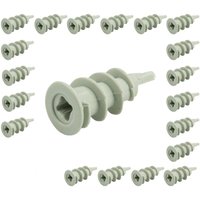 Masterproof Professional - Gipsplattendübel Integral, für Schrauben von ø 3,3 mm bis ø 5,5 mm, 20 Stück Masterproof Professional - Gipsplattendübel Integral, für Schrauben von ø 3,3 mm bis ø 5,5 mm, 20 Stück von MASTERPROOF PROFESSIONAL