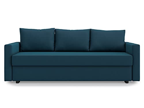 MASTERS OF COVERS IKEA Friheten kompatibler Ersatzsofabezug, Friheten Sofabezug, 225 x 105 x 83 cm, Dunkler Ozean von MASTERS OF COVERS