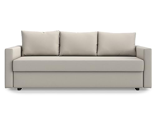MASTERS OF COVERS IKEA Friheten kompatibler Ersatzsofabezug, Friheten Sofabezug, Friheten Bezug, 225 x 105 x 83 cm, 225 x 105 x 83 cm (Perlbeige) von MASTERS OF COVERS