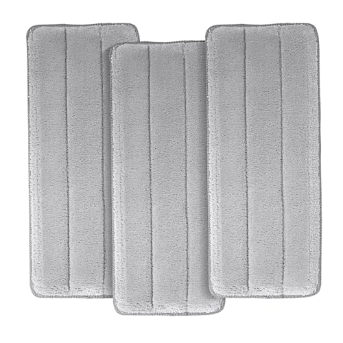MASTERTOP 3 Stücke Mikrofaser Ersatzkopf für Wischmopp, Wiederverwendbar Wischmopp Pads for Alle Arten von Böden, Austauschbares Wischpad für ASIN B07RQR65V4,B07TZ3SVV6,B08MKQ744M,B08LGMRZS9 von MASTERTOP
