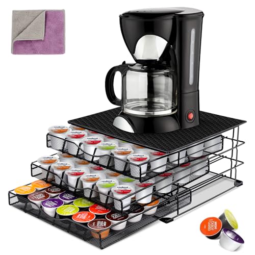 MASTERTOP Kapselhalter für Dolce Gusto | 3-Tier Großes Kaffee Kapselhalter Kapselspender | mit Rutschfeste und Stoßdämpfung Oberfläche | Kapselschublade Schublade von 108 Dolce Gusto Kapseln MASTERTOP Kapselhalter für Dolce Gusto | 3-Tier Großes Kaffee Kapselhalter Kapselspender | mit Rutschfeste und Stoßdämpfung Oberfläche | Kapselschublade Schublade von 108 Dolce Gusto Kapseln von MASTERTOP