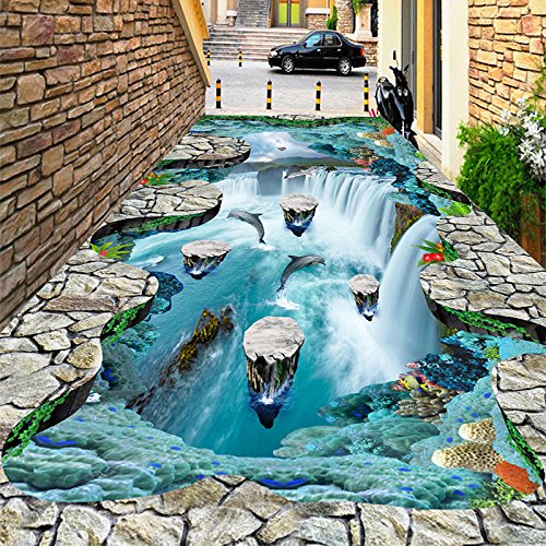MASTPOINT PVC Selbstklebende Bodenbelag Tapete dreidimensionale Klippe Wasserfall 3D Fliese Wandbild Wohnzimmer Bad wasserdichte Aufkleber MASTPOINT PVC Selbstklebende Bodenbelag Tapete dreidimensionale Klippe Wasserfall 3D Fliese Wandbild Wohnzimmer Bad wasserdichte Aufkleber von MASTPOINT