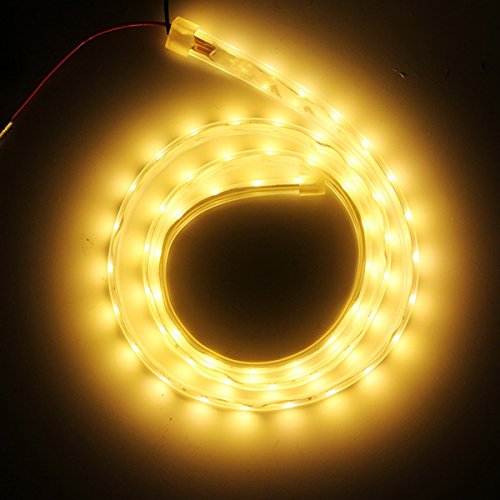 MASUNN 1 M Smd3528 60 Led Wasserdicht Silikon Schlauch Streifen Licht Home Parque Dc12V-Warm Weiss von MASUNN