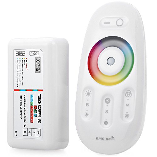 MASUNN DC12-24V RGB LED Controller 2.4 G Touch Screen Rf Fernbedienung Für Strip Lighting von MASUNN