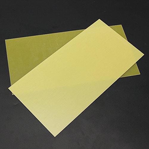 MASUNN Glasfaserplatte Grp Epoxidfaser Fr4 Glasfaserplatte 300 x 150 mm, 1,6 millimetri, 1 von MASUNN