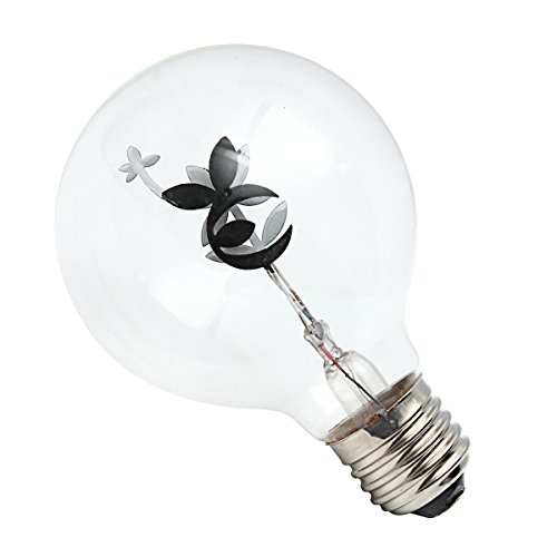 MASUNN Vintage Industrial Filament Floral IRIS E27 LED Nacht Glühbirnen Schraube Cap Lampe - EIN von MASUNN