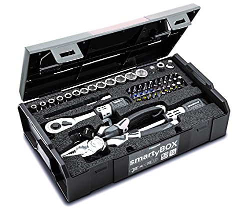 MATADOR Steckschlüsselsatz & Bit Set | l-boxx mini Werkzeugkoffer | Steckschlüsselsatz 1/4 Zoll mit Ratsche | 61-teiliger Werkzeugkasten | MATADOR Werkzeug Nr. 81452115 von MATADOR Schraubwerkzeuge