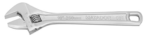 MATADOR Rollgabelschlüssel 0-30 mm | Engländer Werkzeug 250 mm (10") | Verstellbarer Schraubenschlüssel | MATADOR Werkzeug Nr. 05910100 von MATADOR Schraubwerkzeuge