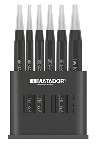 MATADOR Durchtreiber-Satz, 6-teilig 3-10 mm, 0716 9060 von MATADOR Schraubwerkzeuge