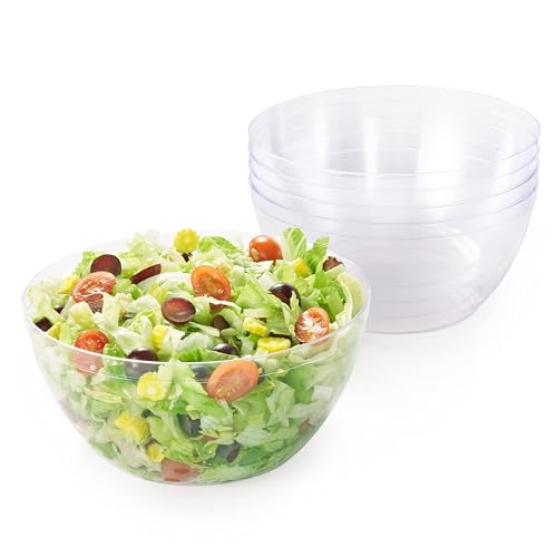 MATANA 20 große, transparente Servierschalen aus Hartplastik, XL, 3500 ml, wiederverwendbare Salatschüsseln für Snacks und Chips – Partys, Picknick, Geburtstage, Grillen und mehr MATANA 20 große, transparente Servierschalen aus Hartplastik, XL, 3500 ml, wiederverwendbare Salatschüsseln für Snacks und Chips – Partys, Picknick, Geburtstage, Grillen und mehr von MATANA