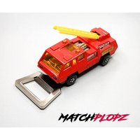 Feuerwehr Flaschenöffner Modellauto Spielzeugauto Von Matchplopz Vintage Retro Geschenk Geburtstagsgeschenk Freund Mann Rot von MATCHPLOPZ
