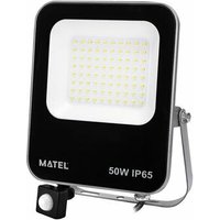 Matel - LED-Aluminiumprojektor mit Chip, Samsung-Sensor, 50 w, kalt von MATEL