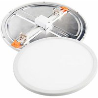 Rundes WEIßES led-einbaudownlight 15W 1500 lm kalt (6500K) - 24847 von MATEL