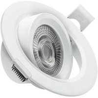 Matel - Runder kippbarer LED-Ring (7W 3CCT 560lm) IP20 Ø9x3,8cm weiße Farbe von MATEL