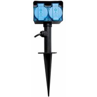 Schuko-Doppelgarten Matel IP44-Basispfahl von MATEL