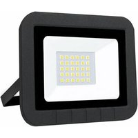 Schwarzer flacher LED-Projektor IP65 20W warm - Matel von MATEL