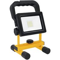 Wiederaufladbarer rotierender LED-Projektor mit 2 Lichtmodi und Unterstützung (10 w 6400 k 800 lm) IP54 13 x 21 x 12 cm von MATEL
