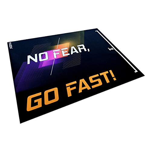 Teppich Go Kart Garage und Paddock Sottokart Mat.en aus Teppichstoff: No Fear, Go Fast 200 x 160 cm von MATEN