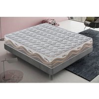 Pale Matratze - 25 cm hoch - 2000 Taschenmikrofedern - 5 cm Memory-Schaum - Wärmeempfindlicher abnehmbarer Bezug 200x200 von MATERASSIEDOGHE
