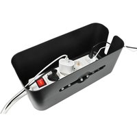 Trunking Kabelmanagementbox 31 x 13,5 x 13 cm schwarz von MATERIAUXBRICO.COM
