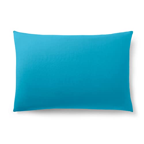 MATIN CALIN Kissenbezug 50 x 70 cm blau türkis/100% Baumwolle, 57 Fäden/cm² von UNIVERSDECOR