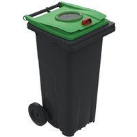 140 Liter Müllcontainer für die Glassortierung - Grüner Mülleimer - 210040V von MATISÈRE