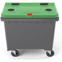 660 Liter Müllcontainer mit Seitengriff für die Glassortierung - Grüner Mülleimer - 210043V 660 Liter Müllcontainer mit Seitengriff für die Glassortierung - Grüner Mülleimer - 210043V von MATISÈRE