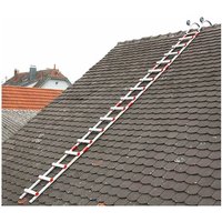Dachleiter-Set 10.00m, Sprossenabstand 25cm + Firstbügel - HIM4538/250/1000 von MATISÈRE