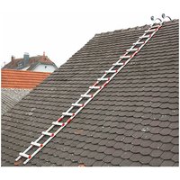 Dachleiter-Set 9.25m, Sprossenabstand 25cm + Firstbügel - HIM4538/250/925 von MATISÈRE