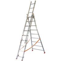 Facal - Echelle transformable 3x10 barreaux - Longueur déployée 6,22m - Sol plat ou escalier - ATL290-3 von FACAL