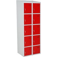 Garderobenschränke mit kleinen Fächern - 10 Türen - Rot - 4011071353 Garderobenschränke mit kleinen Fächern - 10 Türen - Rot - 4011071353 von MATISÈRE