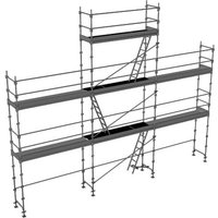 Gerüst 68m² - Struktur + Plattformen - Strebe Version - DUO68-PI-SP von MATISÈRE