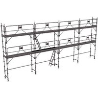Gerüst 78m² - Struktur + Plattformen + Leiste -Gelände Version - DUO78GC-SPP von MATISÈRE