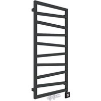 Heizkörper Mischbetrieb schwarz - HxB : 835x500mm - 320 Watt - ZIG835/500Z8N von MATISÈRE