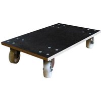 Holzablage 600x400mm - Polyamidräder - Tragfähigkeit 350kg - PB33 von MATISÈRE